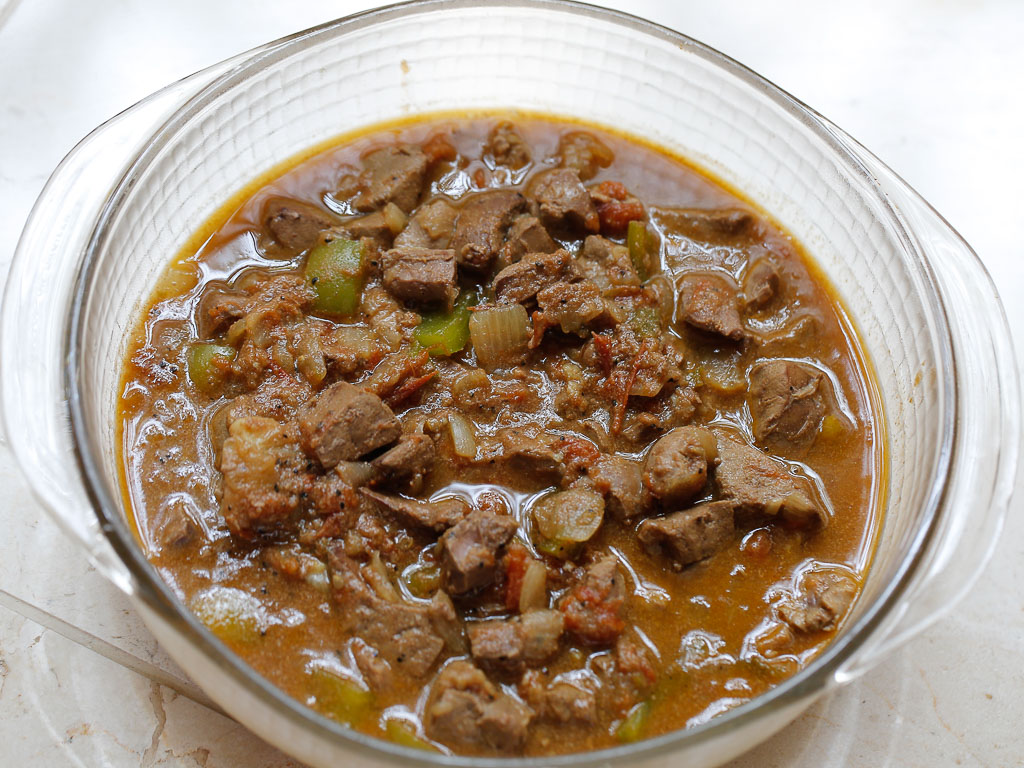 Chopped Liver stew, Kebda