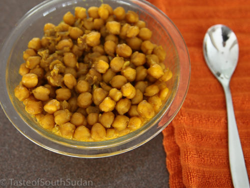 Sautéed Chickpeas Recipe - Taste of South Sudan