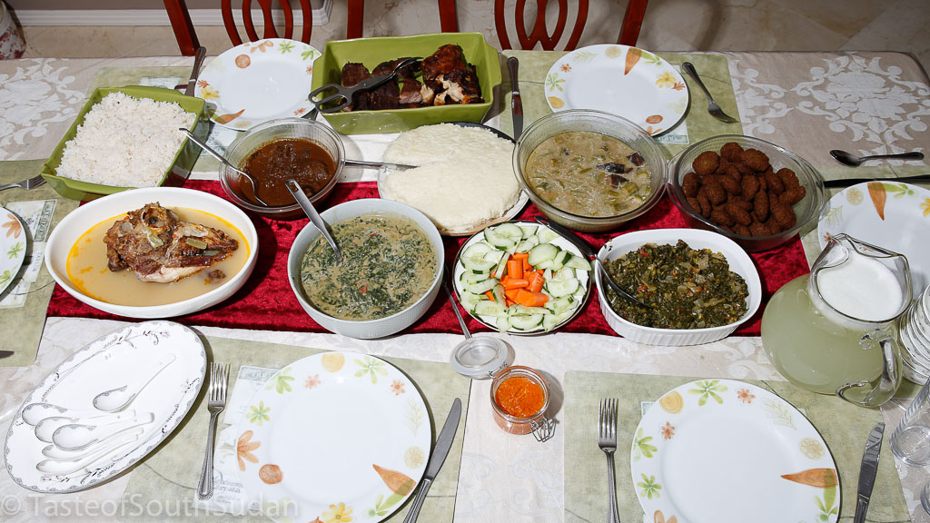 South Sudanese Dinner Party