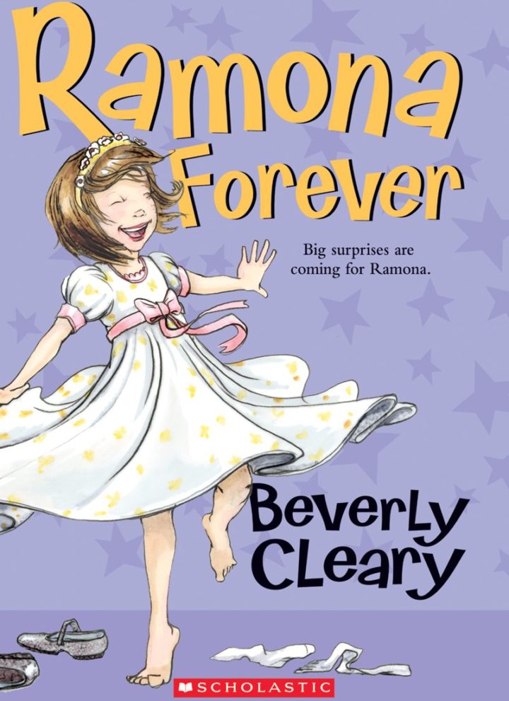Ramona Forever by Beverly Cleary. Image Credit Scholastic.