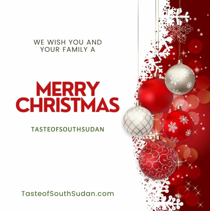 Taste of South Sudan 2021 Christmas Card